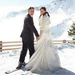 свадебная фотосессия зимой спорт