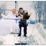 свадебная фотосессия зима