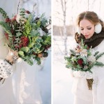 свадебная фотосессия зимой реквизит