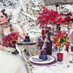 свадебная фотосессия зимой реквизит