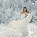 свадебная фотосессия зимой идеи сказка