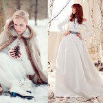 свадебная фотосессия зимой идеи сказка