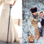 свадебная фотосессия зимой идеи сказка